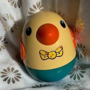 VINTAGE 1980’s~PLAYSKOOL~MADE IN KOREA~YELLOW POLKA DOT BOWTIE~MUSICAL CHIME~BR​